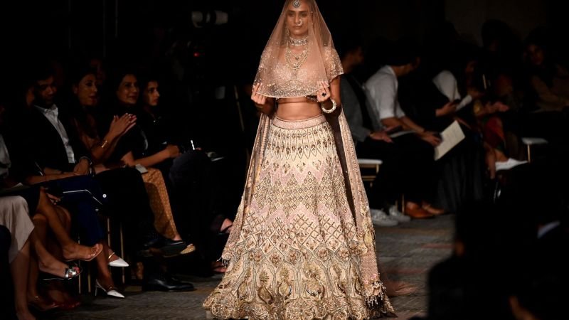 Model on the runway at Designer Verse '25